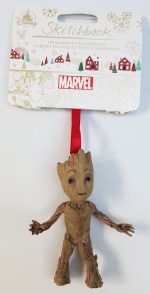 Disney Store Guardian Of The Galaxy Groot Christmas Tree Ornament Decoration Sketchbook 2019