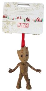 Disney Store Guardian Of The Galaxy Groot Christmas Tree Ornament Decoration Sketchbook 2019