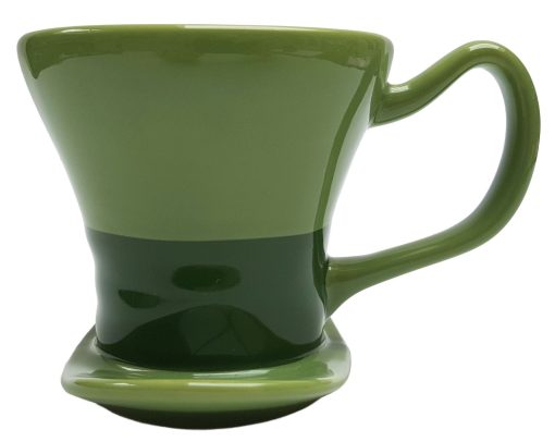 Disney Store Mad Hatters Mug 3D Shaped Hat Cup Ceramic Alice In Wonderland Green