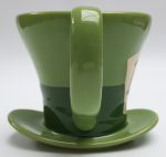 Disney Store Mad Hatters Mug 3D Shaped Hat Cup Ceramic Alice In Wonderland Green