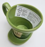 Disney Store Mad Hatters Mug 3D Shaped Hat Cup Ceramic Alice In Wonderland Green