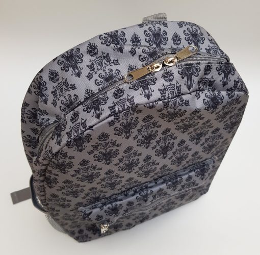 Disney World Haunted Mansion Wallpaper Print Backpack Bag