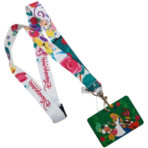 Disneyland Paris Alice In Wonderland Pin Trading Lanyard Disneyland Paris Alice In Wonderland Pin Trading Lanyard