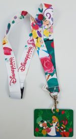 Disneyland Paris Alice In Wonderland Pin Trading Lanyard Disneyland Paris Alice In Wonderland Pin Trading Lanyard