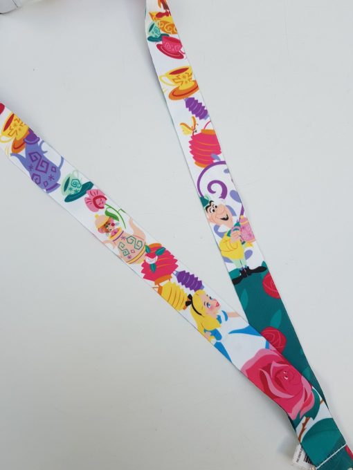 Disneyland Paris Alice In Wonderland Pin Trading Lanyard