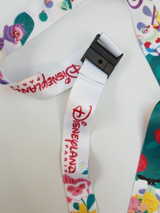 Disneyland Paris Alice In Wonderland Pin Trading Lanyard