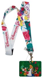 Disneyland Paris Alice In Wonderland Pin Trading Lanyard Disneyland Paris Alice In Wonderland Pin Trading Lanyard