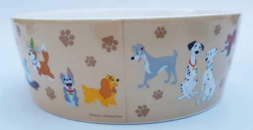 Disneyland Paris Ceramic Dog Bowl Single Pet Feeding Food Water 17cm Disney Park