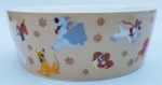 Disneyland Paris Ceramic Dog Bowl Single Pet Feeding Food Water 17cm Disney Park