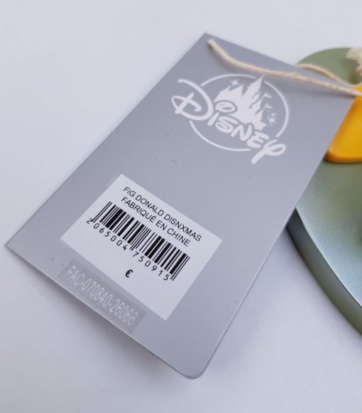 Disneyland Paris Donald Duck Christmas Figurine Ornament Figure 5" Disney Parks