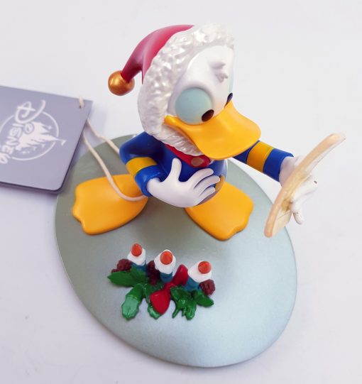 Disneyland Paris Donald Duck Christmas Figurine Ornament Figure 5" Disney Parks