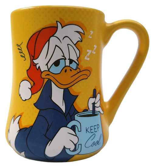 Disneyland Paris Donald Duck Morning Too Tired To Be Angry Demitasse Espresso Cup