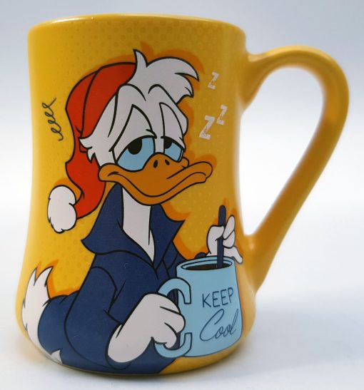 Disneyland Paris Donald Duck Morning Too Tired To Be Angry Demitasse Espresso Cup