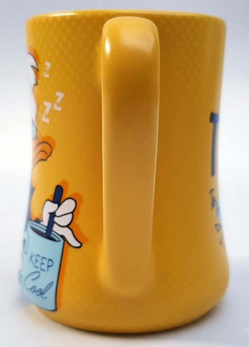 Disneyland Paris Donald Duck Morning Too Tired To Be Angry Demitasse Espresso Cup