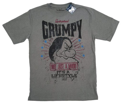 Disneyland Paris Snow White & 7 Dwarfs Grumpy T-Shirt Adult Medium M