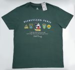 Disneyland Paris & Studios Logo Patch T-Shirt Green Adults L Large Disneyland Paris & Studios Logo Patch T-Shirt Green Adults L Large