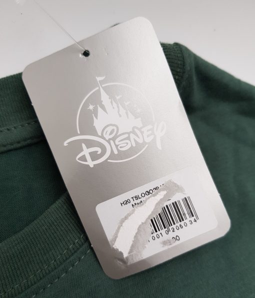 Disneyland Paris & Studios Logo Patch T-Shirt Green Adults L Large