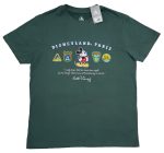 Disneyland Paris & Studios Logo Patch T-Shirt Green Adults L Large Disneyland Paris & Studios Logo Patch T-Shirt Green Adults L Large
