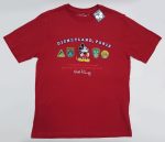 Disneyland Paris Parks Logo Patch T-Shirt Red Adults XL X-Large
