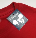 Disneyland Paris Parks Logo Patch T-Shirt Red Adults XL X-Large