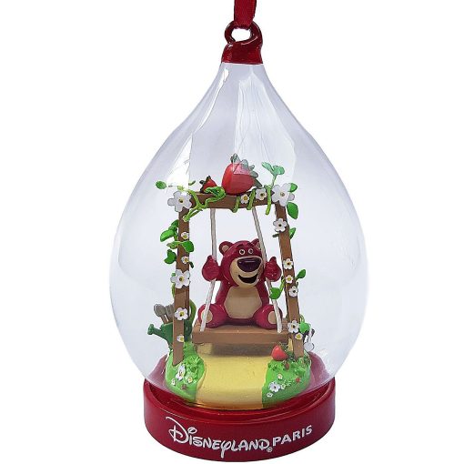 Disneyland Paris Toy Story Lotso Bear Glass Christmas Decoration Ornament