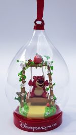 Disneyland Paris Toy Story Lotso Bear Glass Christmas Decoration Ornament