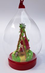 Disneyland Paris Toy Story Lotso Bear Glass Christmas Decoration Ornament