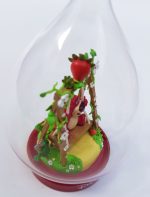 Disneyland Paris Toy Story Lotso Bear Glass Christmas Decoration Ornament