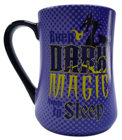 Disneyland Paris Maleficent Morning "Even Dark Magic Needs Sleep" Mug