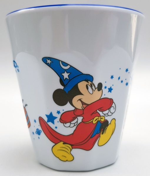 Disneyland Paris Mickey Mouse Fantasia Plastic Drinking Tumbler Cup Disney Parks