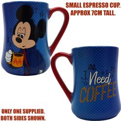 Disneyland Paris Mickey Mouse Morning Espresso Demitasse Cup