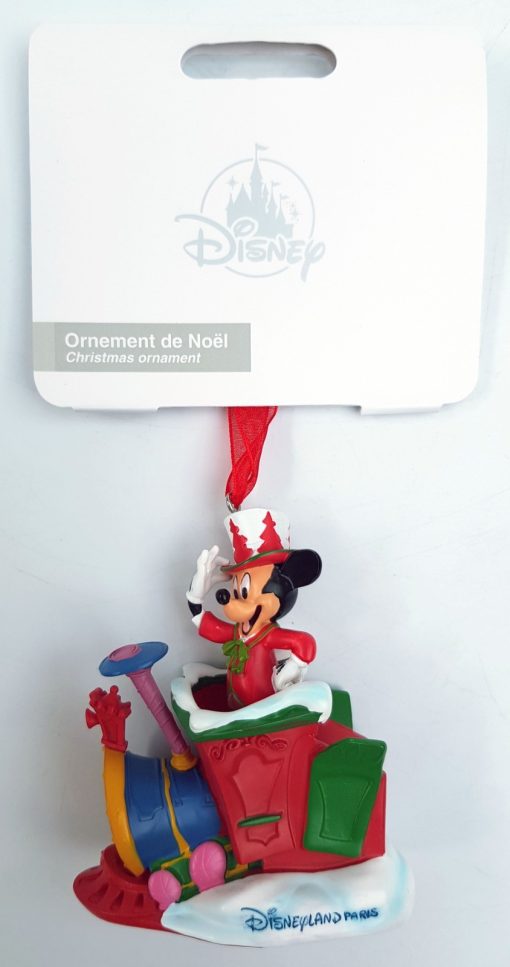Disneyland Paris Mickey Mouse Train Parade Christmas Decoration Ornament