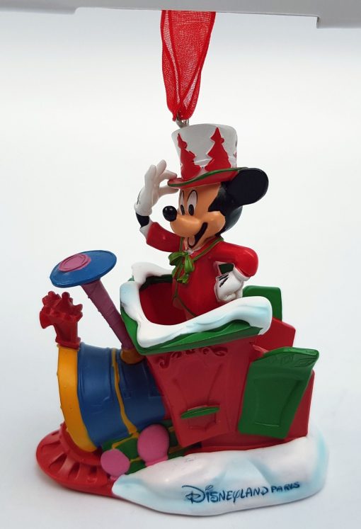 Disneyland Paris Mickey Mouse Train Parade Christmas Decoration Ornament