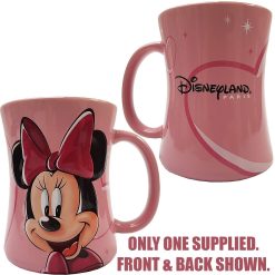 Disneyland Paris Minnie Mouse Character Portrait Pink Mug