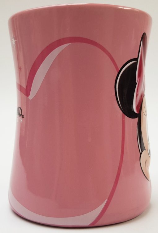 Disneyland Paris Minnie Mouse Character Portrait Pink Mug