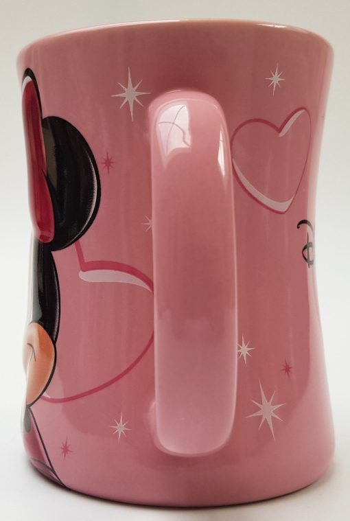 Disneyland Paris Minnie Mouse Character Portrait Pink Mug