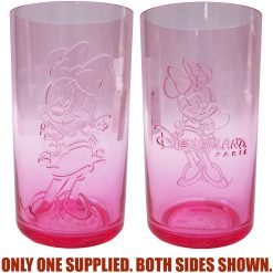 Disneyland Paris Minnie Mouse Plastic Drinking Tumbler Beaker Cup Disney Parks