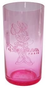 Disneyland Paris Minnie Mouse Plastic Drinking Tumbler Beaker Cup Disney Parks