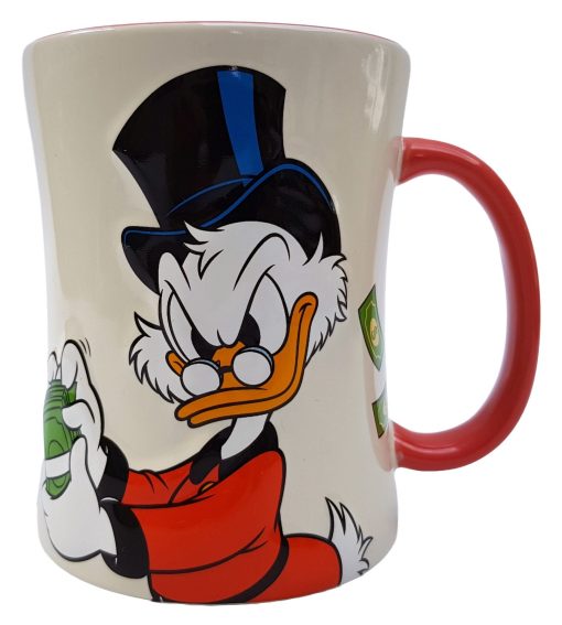 Disneyland Paris Scrooge McDuck Every Coin Counts Mug