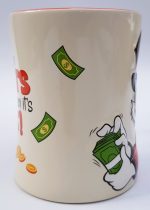 Disneyland Paris Scrooge McDuck Every Coin Counts Mug
