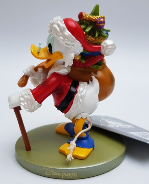 Disneyland Paris Scrooge McDuck Santa Christmas Figurine Ornament Disney Parks
