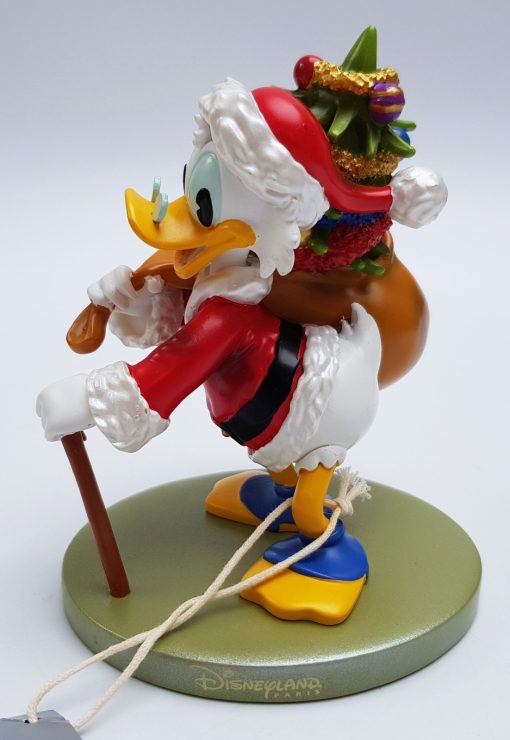 Disneyland Paris Scrooge McDuck Santa Christmas Figurine Ornament Disney Parks