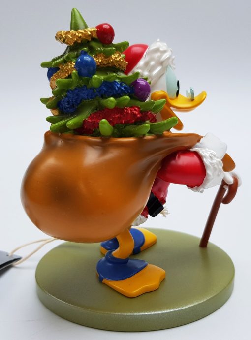 Disneyland Paris Scrooge McDuck Santa Christmas Figurine Ornament Disney Parks