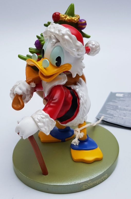 Disneyland Paris Scrooge McDuck Santa Christmas Figurine Ornament Disney Parks