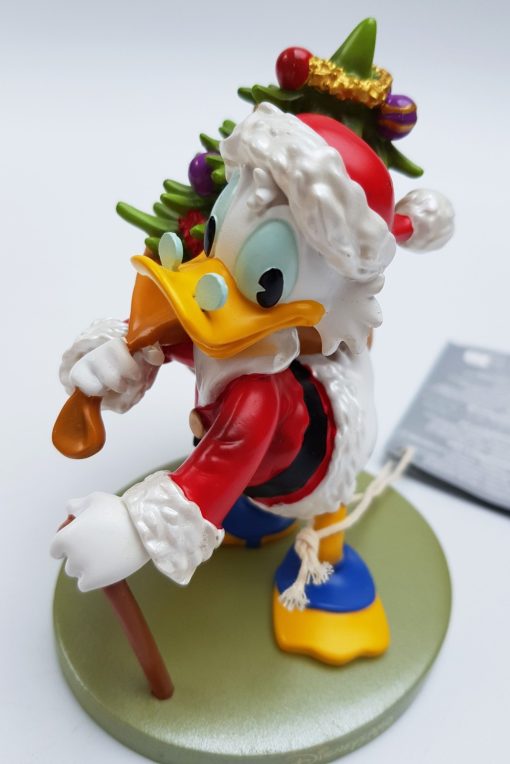Disneyland Paris Scrooge McDuck Santa Christmas Figurine Ornament Disney Parks