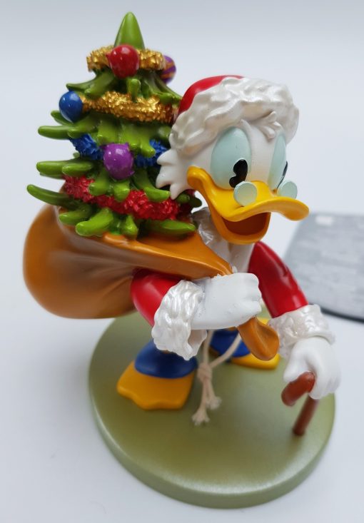 Disneyland Paris Scrooge McDuck Santa Christmas Figurine Ornament Disney Parks