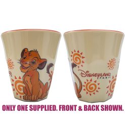 Disneyland Paris Lion King Simba Plastic Tumbler Drinking Beaker Cup