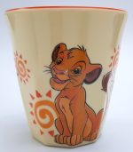 Disneyland Paris Lion King Simba Plastic Tumbler Drinking Beaker Cup