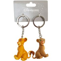 Disneyland Paris The Lion King Simba & Nala Pair Keyrings