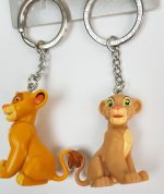 Disneyland Paris The Lion King Simba & Nala Pair Keyrings